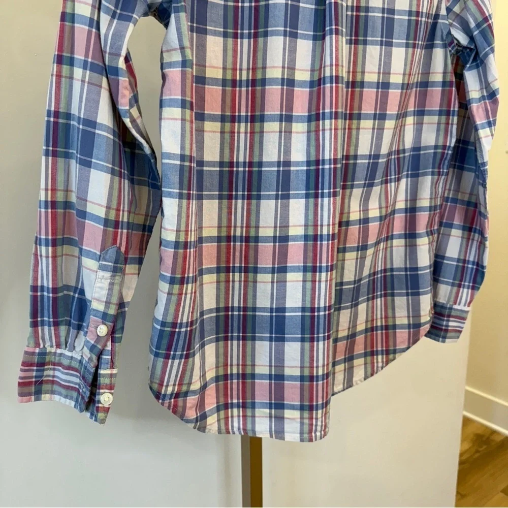 Ralph Lauren Boy’s Plaid Long Sleeve Button-Down Shirt Size L Multicolor Casual